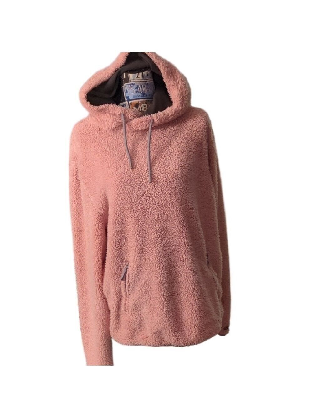 Chubbies Unisex  Fleece Pile High Pink Hoodie Pullover Size XL